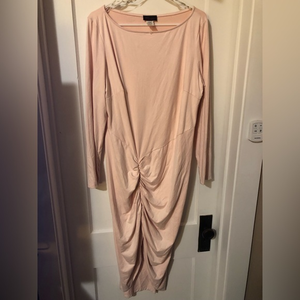 Soft‎ light pink dress.